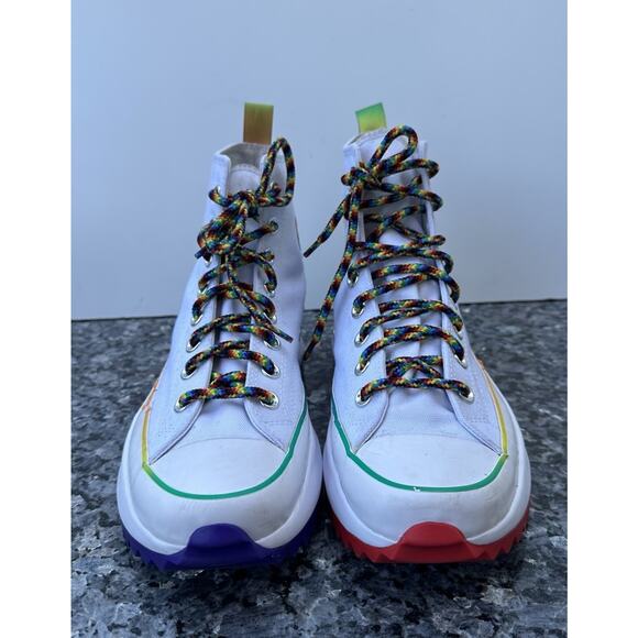 Converse Run Star Hike Hi 170824C Pride Rainbow Shoe Sneaker Boot M 8 /W 9.5 main image 16